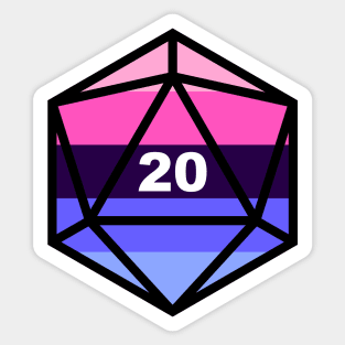 Pride D20: Omnisexual Sticker